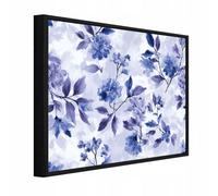 Wallarena Framed Canvas Wall Art Flowers Large Home Decor Artwork Living Room Bedroom 60X40 Cm