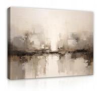 WallArena Large Canvas Wall Art for Living Room 120 x 80 cm | Odourless Latex Print, 260g/m², Ready to Hang, Waterproof, UV & Scratch Resistant, Hypoallergenic, Abstract, Boho