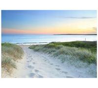 Wallarena Photo Wallpaper 3D Beach Sea Nature Non-Woven Wall Mural Modern 300X210 Cm
