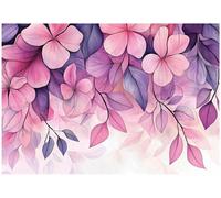 Wallarena Photo Wallpaper Blumen Leaves Non-Woven Wall Mural Modern 250X175 Cm