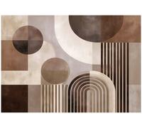 Wallarena Photo Wallpaper Boho Beige Abstract Non-Woven Wall Mural Modern 350X250 Cm