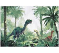 Wallarena Photo Wallpaper Dinosaurs For Kids Children Non-Woven Wall Mural Modern 400X280 Cm