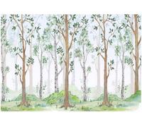 Wallarena Photo Wallpaper Forest Trees For Kids Children Non-Woven Wall Mural Modern 250X175 Cm