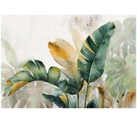 Wallarena Photo Wallpaper Leaves Bedroom Non-Woven Wall Mural Modern 350X250 Cm