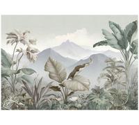 Wallarena Photo Wallpaper Leaves Jungle Forest Non-Woven Wall Mural Modern 350X250 Cm