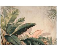 Wallarena Photo Wallpaper Leaves Nature Retro Wall Mural Non-Woven Modern 300X210 Cm