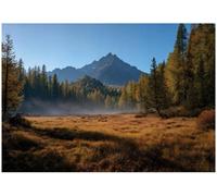 Wallarena Photo Wallpaper Mountains Forest Nature Non-Woven Wall Mural Modern 400X280 Cm