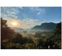 Wallarena Photo Wallpaper Mountains Nature Wall Mural Non-Woven Modern 300X210 Cm