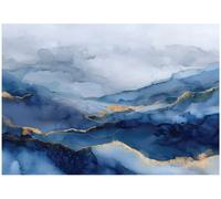 Wallarena Photo Wallpaper Mountains Nature Wall Mural Non-Woven Modern 300X210 Cm