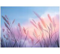 Wallarena Photo Wallpaper Pampas Grass Nature Boho Mural Non-Woven Modern 250X175 Cm
