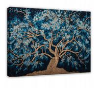 Wallarena Printed Canvas Wall Art Abstract Tree Home Decor Paintings Living Room 60X40 Cm