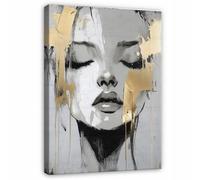Wallarena Printed Canvas Wall Art Abstract Woman Home Decor Paintings Bedroom 100X70 Cm