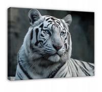 Wallarena Printed Canvas Wall Art Animals Tiger Large Pictures Wall Home Decor 100X70 Cm