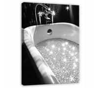 Wallarena Printed Canvas Wall Art Bathroom Large Pictures Wall Home Decor 60X40 Cm