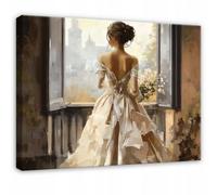 Wallarena Printed Canvas Wall Art Flowers Large Pictures Wall Home Decor 60X40 Cm