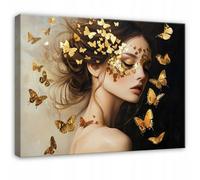 Wallarena Printed Canvas Wall Art Flowers Large Pictures Wall Home Decor 60X40 Cm