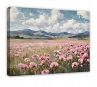 Wallarena Printed Canvas Wall Art Nature Meadow Large Pictures Wall Home Decor 100X70 Cm