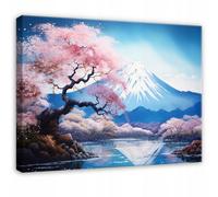 Wallarena Printed Canvas Wall Art Tree Landscape Large Pictures Wall Home Decor 120X80 Cm