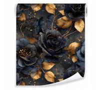Wallarena Wallpaper For Living Room Bedroom Kitchen Flowers Non-Woven Modern Rolle 10 M X 50 Cm + Paste