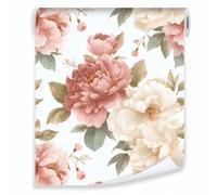 Wallarena Wallpaper For Living Room Bedroom Kitchen Flowers Non-Woven Modern Rolle 10 M X 50 Cm + Paste