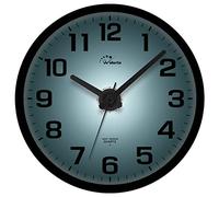 WallarGe Night Light Wall Clock for Bedroom - Silent Lighted up Wall Clock Glow in The Dark, Battery Operated for Living Room/Kitchen, Easy to Read Large Digital Display, 12 Inch