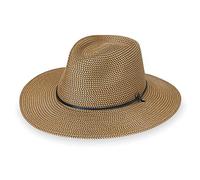 Wallaroo Hat Company Men’s Logan Fedora - UPF 50+, Fedora, Adjustable, Packable, Ready for Adventure, Designed in Australia, Camel, Medium/Large