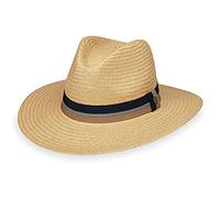 Wallaroo Hat Company Men’s Turner Fedora - UPF 50+, Packable, Adjustable, Designed in Australia, Camel, M