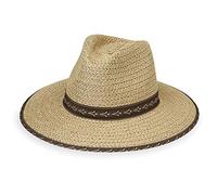 Wallaroo Hat Company Men's Cabo Sun Hat - UPF 50+, 3 1/3" Brim, Cotton Lined, Adjustable Fit, Designed in Australia, Natural, Large