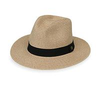 Wallaroo Hat Company Unisex Palm Beach Hat - UPF 50+ Flexi-Weave, 2 3/4" Brim, Travel Friendly, Adjustable Fit, Beige, Medium/Large