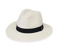 Wallaroo Hat Company Unisex Palm Beach Hat - UPF 50+ Flexi-Weave, 2 3/4" Brim, Travel Friendly, Adjustable Fit, Ivory, Medium/Large