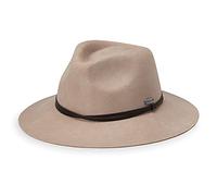 Wallaroo Hat Company Women’s Aspen Fedora - UPF 50+ Sun Protection, Packable and Adjustable Sizing for Medium Crown Sizes, Taupe, M
