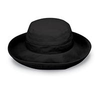 Wallaroo Hat Company Women’s Casual Traveler Sun Hat - UPF 50+, Adjustable, Ready for Adventure, Designed in Australia, Black