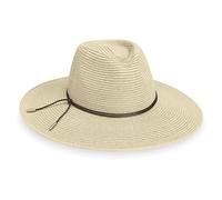 Wallaroo Hat Company Women’s Montecito Sun Hat - UPF 50+, Broad Brim, Elegant Style, Designed in Australia, Natural