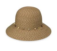 Wallaroo Hat Company Women’s Naomi Sun Hat - UPF 50+, Packable, Modern Style, Designed in Australia, Mixed Brown