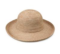 Wallaroo Hat Company Women’s Petite Victoria Sun Hat - Ultra-Lightweight, Packable, Modern Style, Designed in Australia, Mixed Camel