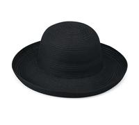 Wallaroo Hat Company Women’s Sydney Sun Hat - Lightweight, Packable, Modern Style, Designed in Australia, Black