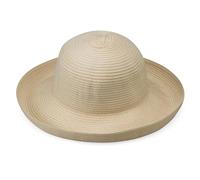 Wallaroo Hat Company Women’s Sydney Sun Hat - Lightweight, Packable, Modern Style, Designed in Australia, Ivory
