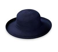 Wallaroo Hat Company Women’s Victoria Sun Hat - Ultra-Lightweight, Packable, Modern Style, Designed in Australia, French Navy