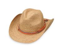 Wallaroo Hat Company Women's Catalina Cowboy Hat - Raffia, Modern Cowboy, Designed in Australia, Natural, Medium