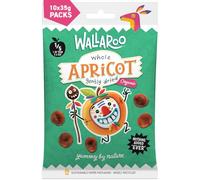 Wallaroo Organic Dried Fruit - Dried Apricots - 100% Apricot - No Added Sugar - Healthy Snacks for Adults & Kids - Lunchbox Snacks - Nut Free - Organic Fruit - Multipack 10x35g