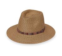 Wallaroo Women's Sedona Fedora - Petite Small or Medium | UPF 50+ Sun Protection | Wide Brim, Packable, Stylish, Camel, S