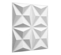 WallArt Wall Decor - Eco Friendly 3D Wall Panels / 3D Decorative Wall Tiles - Dutch Design - 100% Natural 3D Wallpaper - 50x50 cm - 12 Panels (for 3 sqm/m² of Wall)