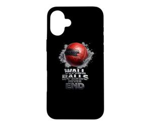 Wallballs never End Workout Weightlifting Barbell Lift Shirt Case for iPhone 16 Plus