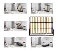 Wallbedking Classic Horizontal Double 135Cm X 190Cm ( 6Ft 3In X 4Ft 6In ) Murphy Bed, Wall Bed