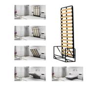 Wallbedking Classic Vertical Eusmall Double 120Cm X 200Cm Murphy Bed, Wall Bed