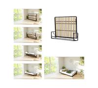 Wallbedking Horizontal 140Cm X 200Cm Classic Wall Bed, Fold-Down Guest Bed For Small Rooms, Apartments And Studios