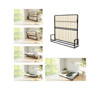 Wallbedking Horizontal 180Cm X 200Cm Classic Wall Bed, Fold-Down Guest Bed For Small Rooms, Apartments And Studios