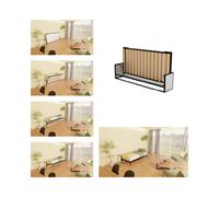 Wallbedking Horizontal 90Cm X 200Cm Studio Wall Bed, Fold-Down Guest Bed For Small Rooms, Apartments And Studios