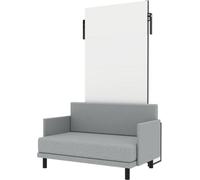 Wallbedking Murphy Bed Vertical 80Cm X 200Cm Studio Wall Bed With Sofa, Fold-Down Bed For Small Rooms,apartments,studios
