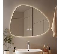 WallBeyond LED Bathroom Mirror with Lights, 20 x 25 Inch Led Bathroom Vanity Mirror for Wall, Anti Fog Mirror for Bathroom, 3 Colors and Dimmable Light